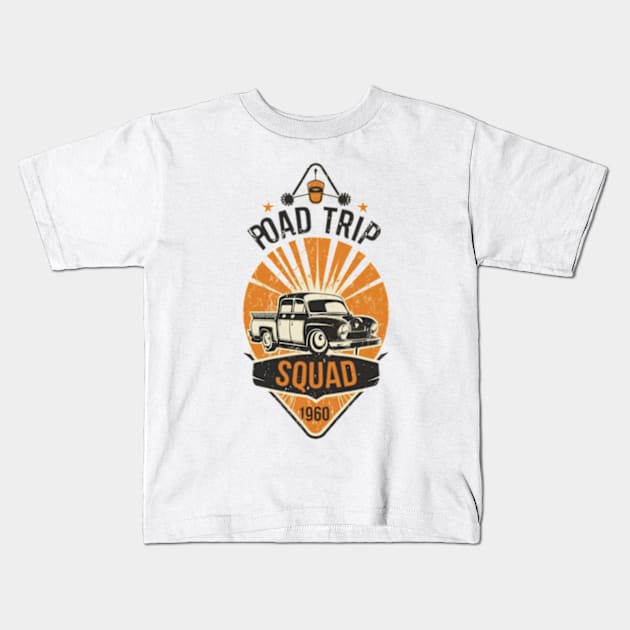 Road Trip Squad Kids T-Shirt by TshirtMA